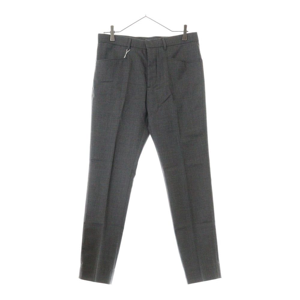 Martin Margiela 14(マルタンマルジェラ) 11AW 変形 ポケットデザイン ノータック スラックスパンツ トラウザーズ グレー S30KA0247 S39849