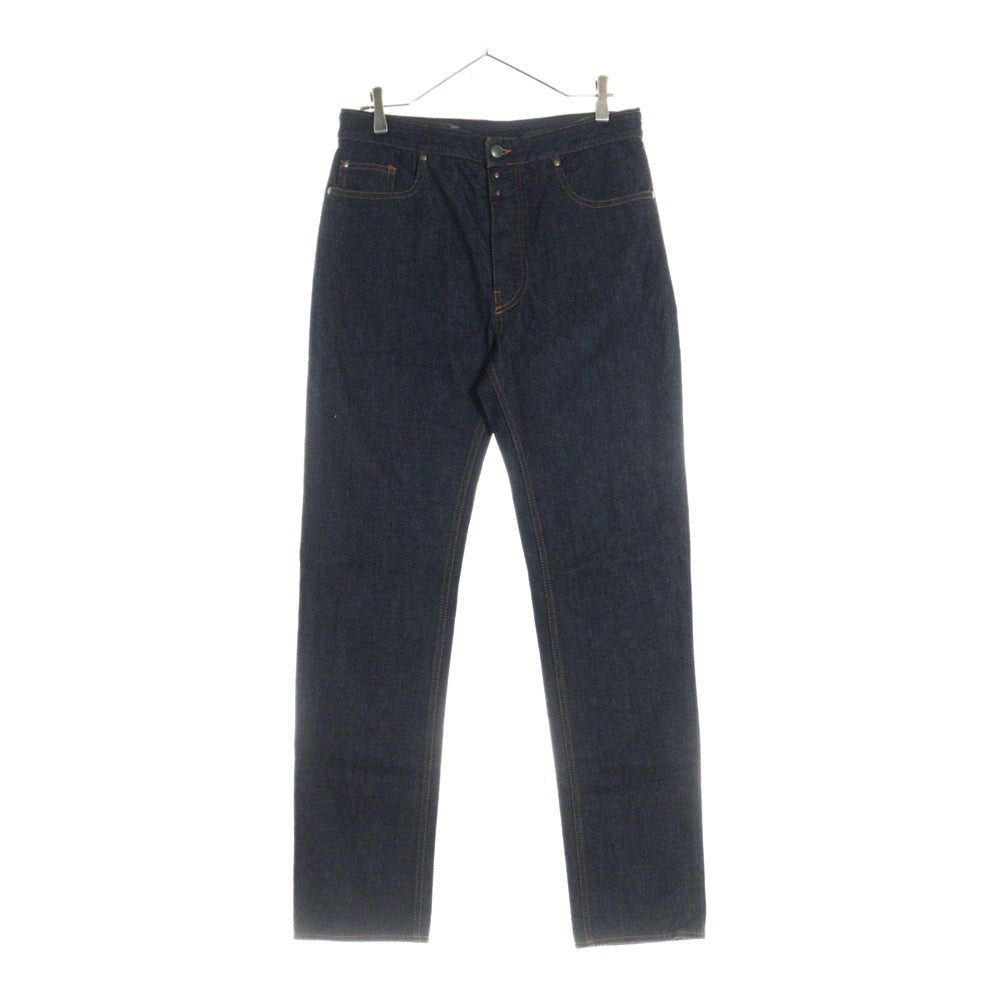 Maison Margiela 10(メゾン マルジェラ) 12AW 変形 デタッチャブル アーム ノーカラー ベスト ジレ デニム トラッカージャケット ストレートデニムパンツ ジーンズ セットアップ S30FP0008 S30362