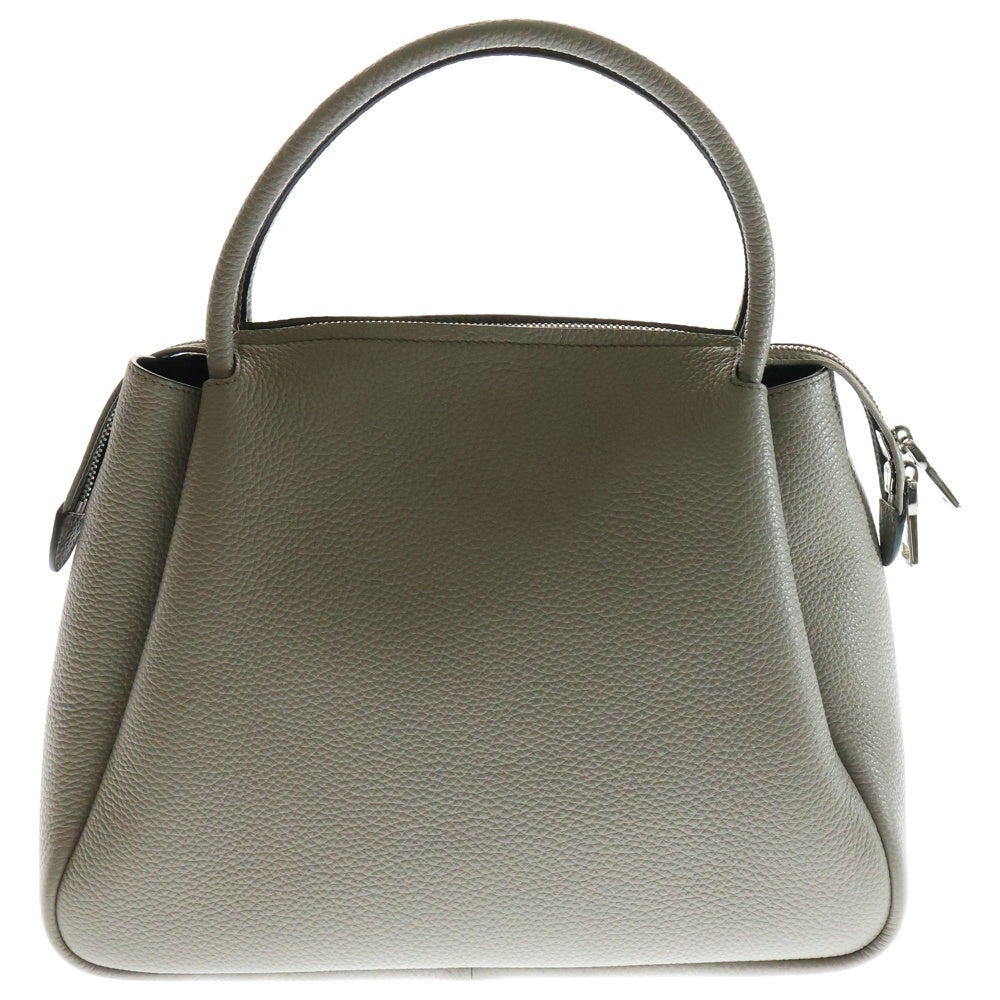 PRADA(プラダ) ヴィッテロダイノ 2WAY ハンドバッグ ショルダーバッグ グレー グレージュ レザー