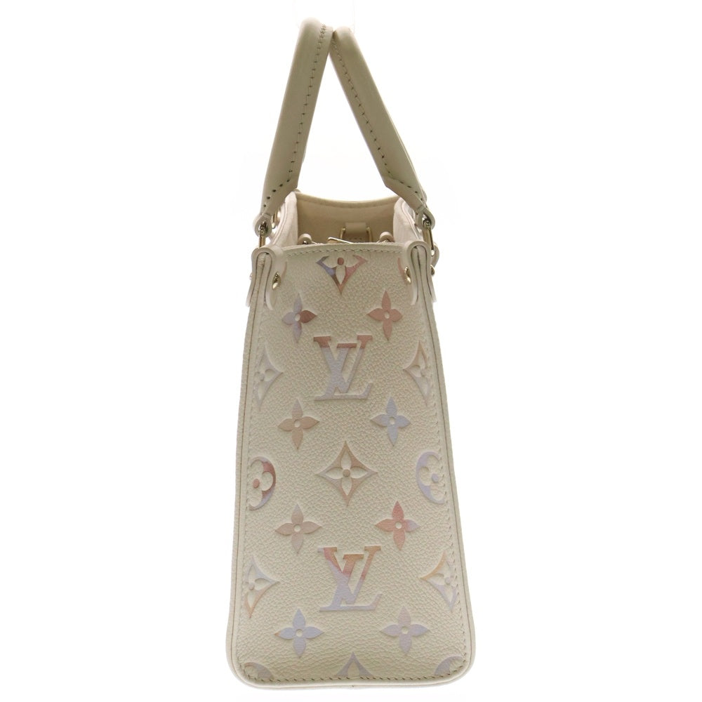 LOUIS VUITTON(ルイヴィトン) モノグラムアンプラント オンザゴーPM ドリームクリーム M25770 ICタイプ 2WAY ショルダーバッグ ハンドバッグ レザー