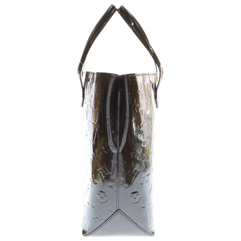 LOUIS VUITTON(ルイヴィトン) ヴェルニ ウィルシャーMM テールドンブル トートバッグ ブラウン レザー M91440