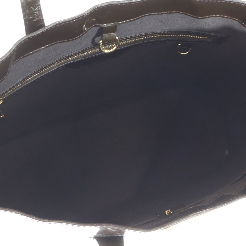LOUIS VUITTON(ルイヴィトン) ヴェルニ ウィルシャーMM テールドンブル トートバッグ ブラウン レザー M91440