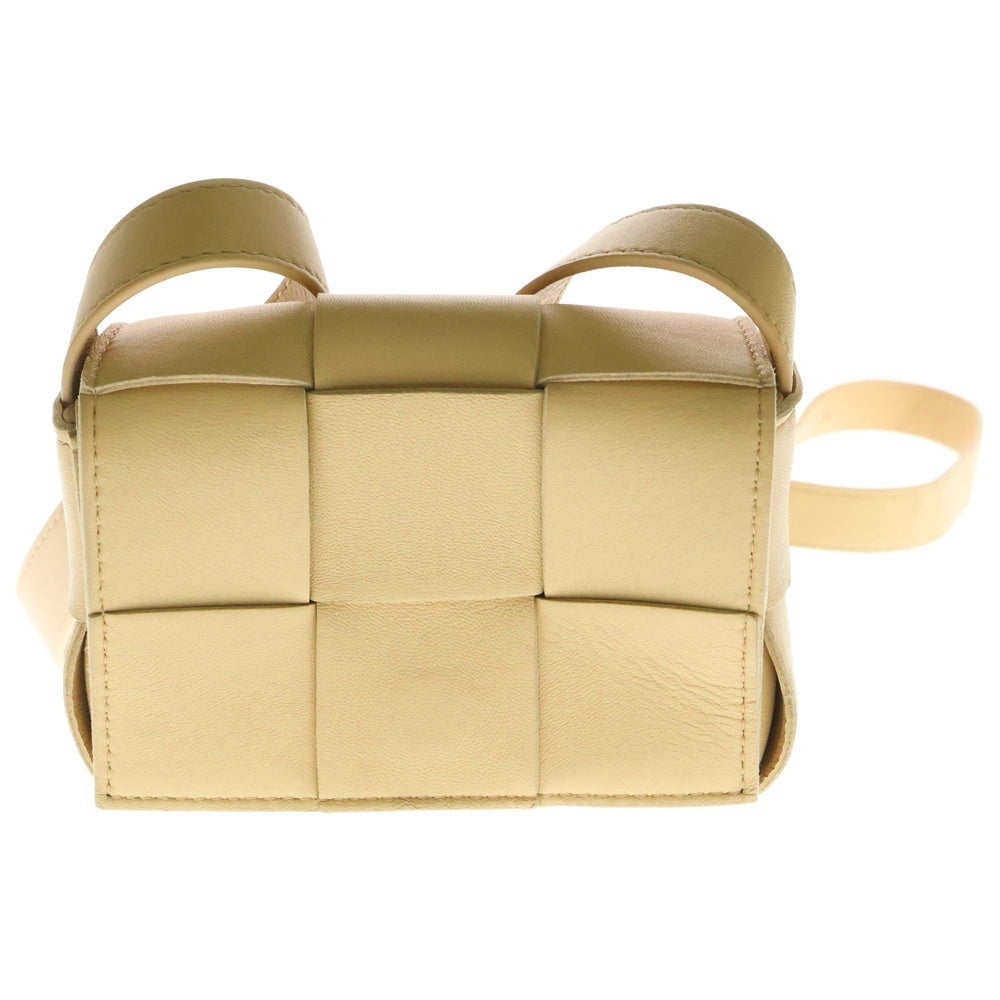 BOTTEGA VENETA(ボッテガヴェネタ) キャンディカセット マキシイントレチャート ショルダーバッグ ミニバッグ ベージュ レザー