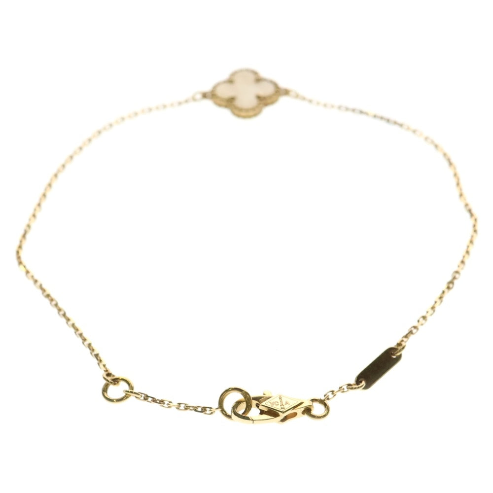 Van Cleef & Arpels(ヴァンクリーフアンドアーペル) スウィートアルハンブラ マザーオブパール ブレスレット イエローゴールド Au750YG VCARF68800