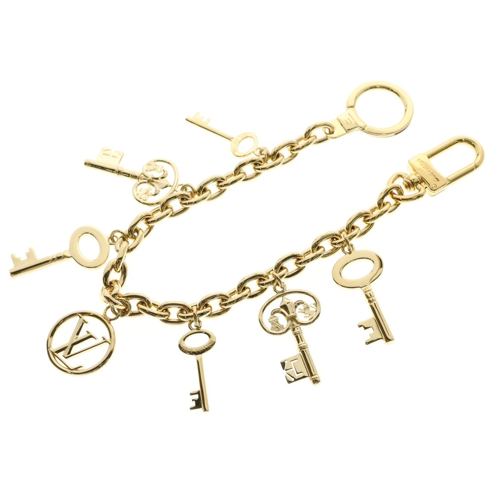 LOUIS VUITTON(ルイヴィトン) ビジューサック キーチェーンGP バッグチャーム キーホルダー ゴールド MP3206