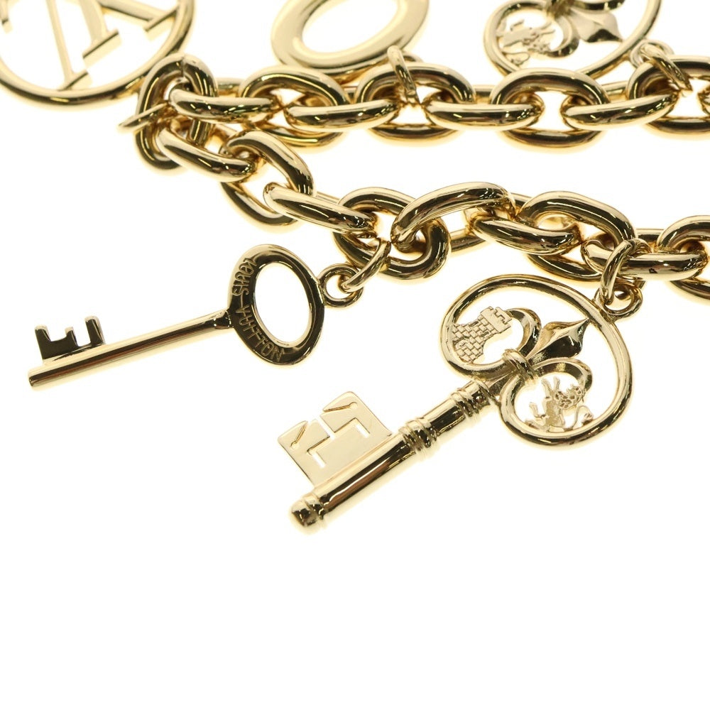 LOUIS VUITTON(ルイヴィトン) ビジューサック キーチェーンGP バッグチャーム キーホルダー ゴールド MP3206