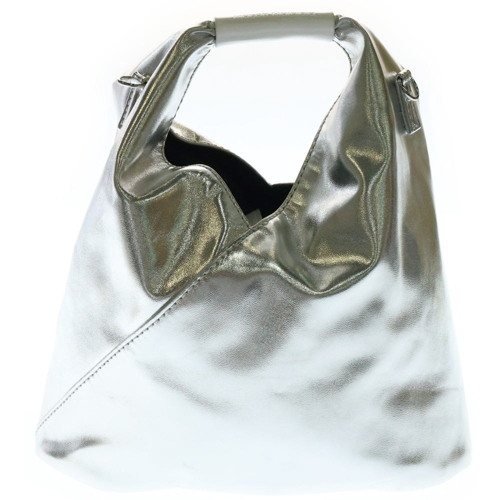 MM6 Maison Margiela(エムエムシックスメゾンマルジェラ) 20AW ジャパニーズ ナノ フェイクレザー 2WAY ハンド ショルダーバッグ シルバー S41WD0040 P3630
