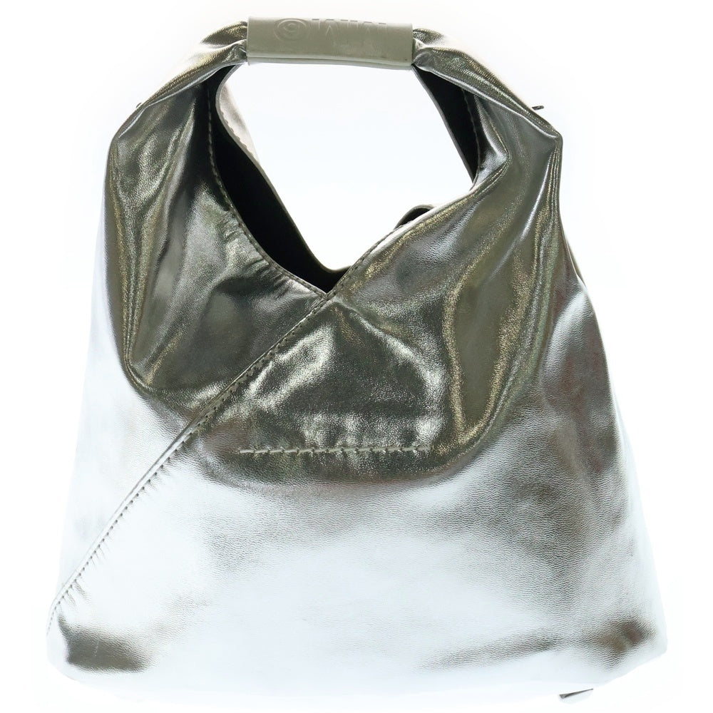 MM6 Maison Margiela(エムエムシックスメゾンマルジェラ) 20AW ジャパニーズ ナノ フェイクレザー 2WAY ハンド ショルダーバッグ シルバー S41WD0040 P3630