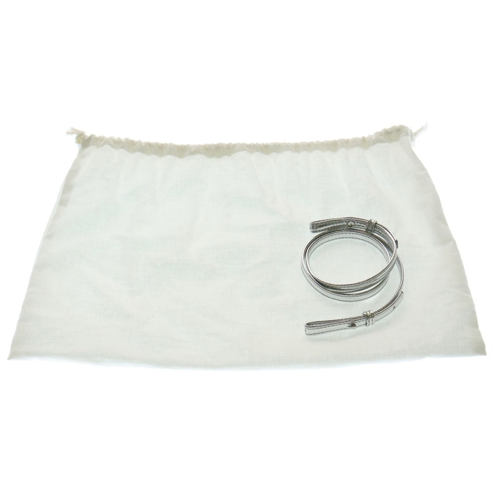 MM6 Maison Margiela(エムエムシックスメゾンマルジェラ) 20AW ジャパニーズ ナノ フェイクレザー 2WAY ハンド ショルダーバッグ シルバー S41WD0040 P3630
