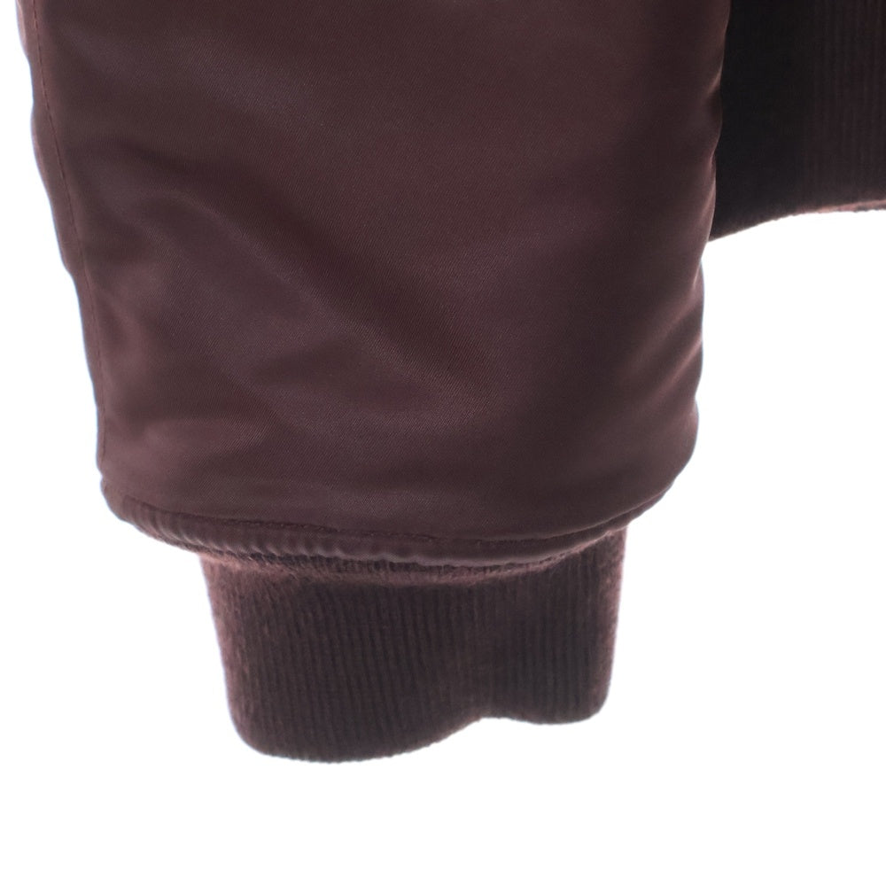 SAINT LAURENT PARIS(サンローランパリ) 18AW ナイロンミリタリーボンバージャケット 486136 Y245W ボルドー