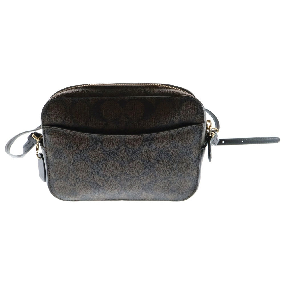 COACH(コーチ) ジェイミー ミニ カメラバッグ ショルダーバッグ ミニバッグ ポシェット ブラウン ゴールド金具
