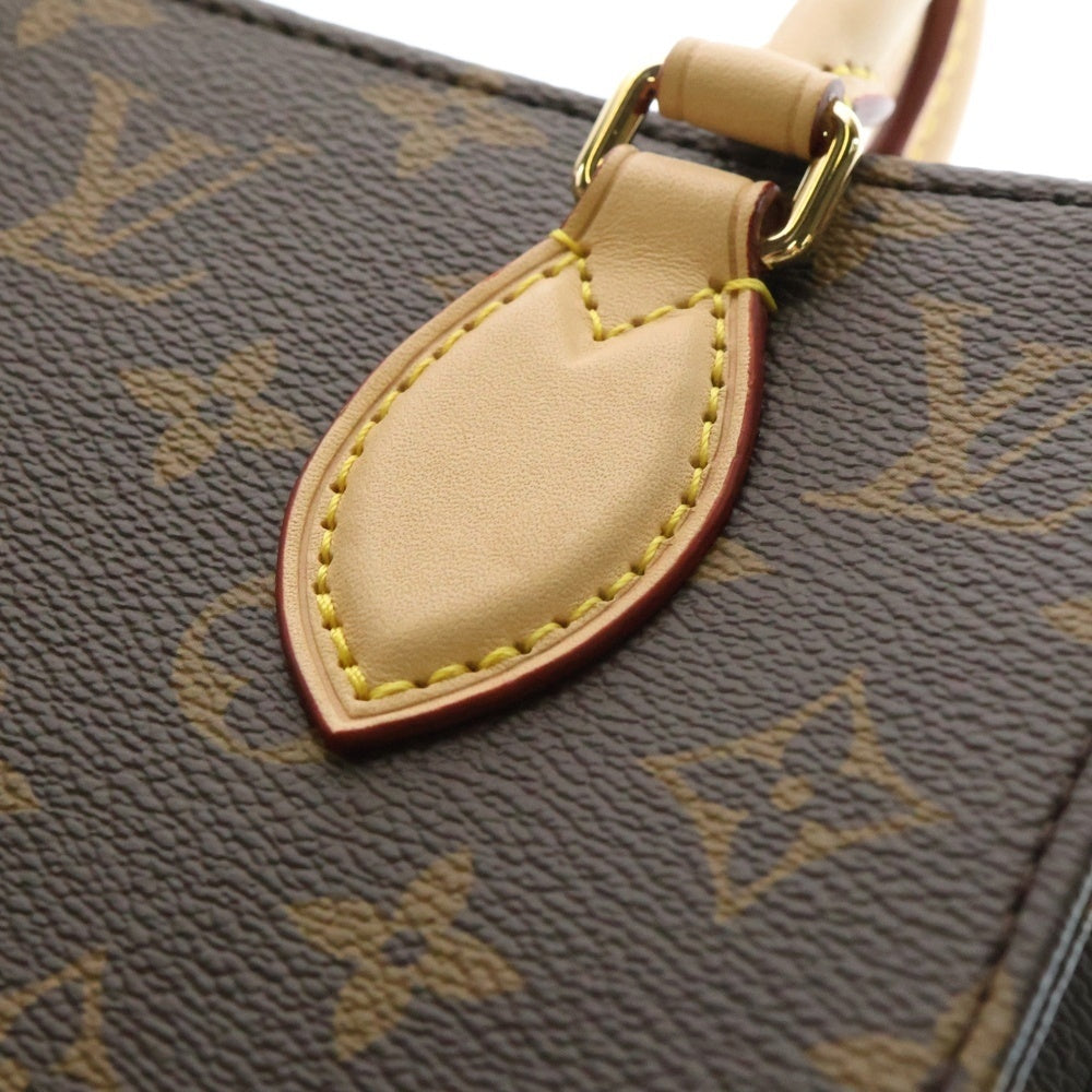 LOUIS VUITTON(ルイヴィトン) モノグラム サックプラBB レザー2WAYハンドバッグ ショルダーバッグ ブラウン M46265