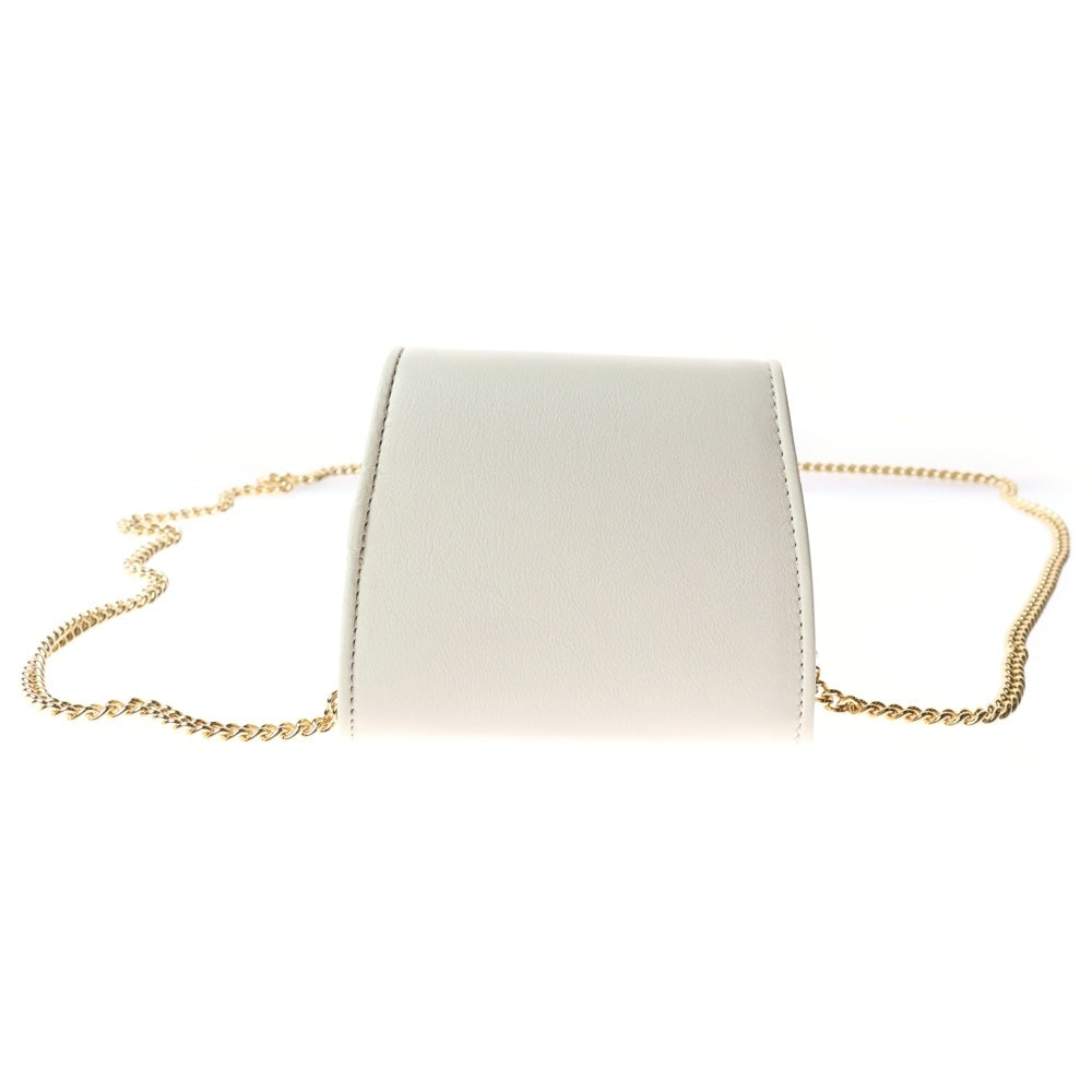 GUCCI(グッチ) ブロンディ チェーンバッグ ショルダーバッグ ミニバッグ ホワイト ゴールド金具 レザー 725219