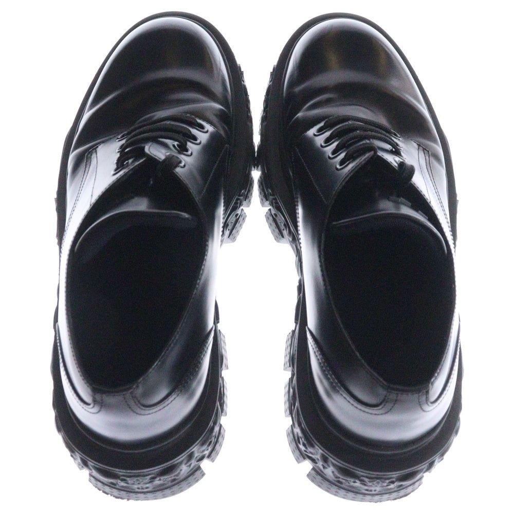 LOUIS VUITTON(ルイヴィトン) 22AW LV BAROQUE LINE バロックライン ロゴエンボスソール レザーシューズ ブーツ ブラック 1AAZ4W