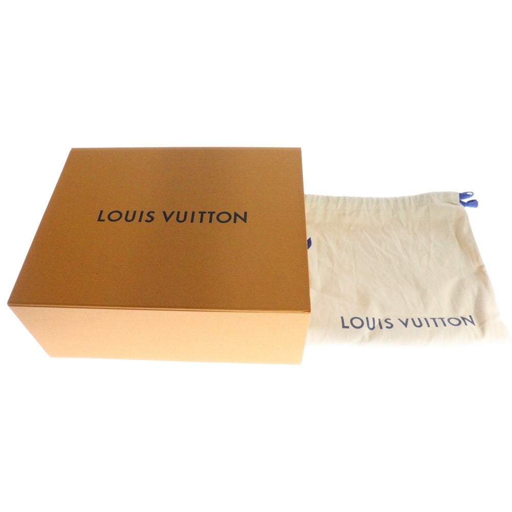 LOUIS VUITTON(ルイヴィトン) 22AW LV BAROQUE LINE バロックライン ロゴエンボスソール レザーシューズ ブーツ ブラック 1AAZ4W