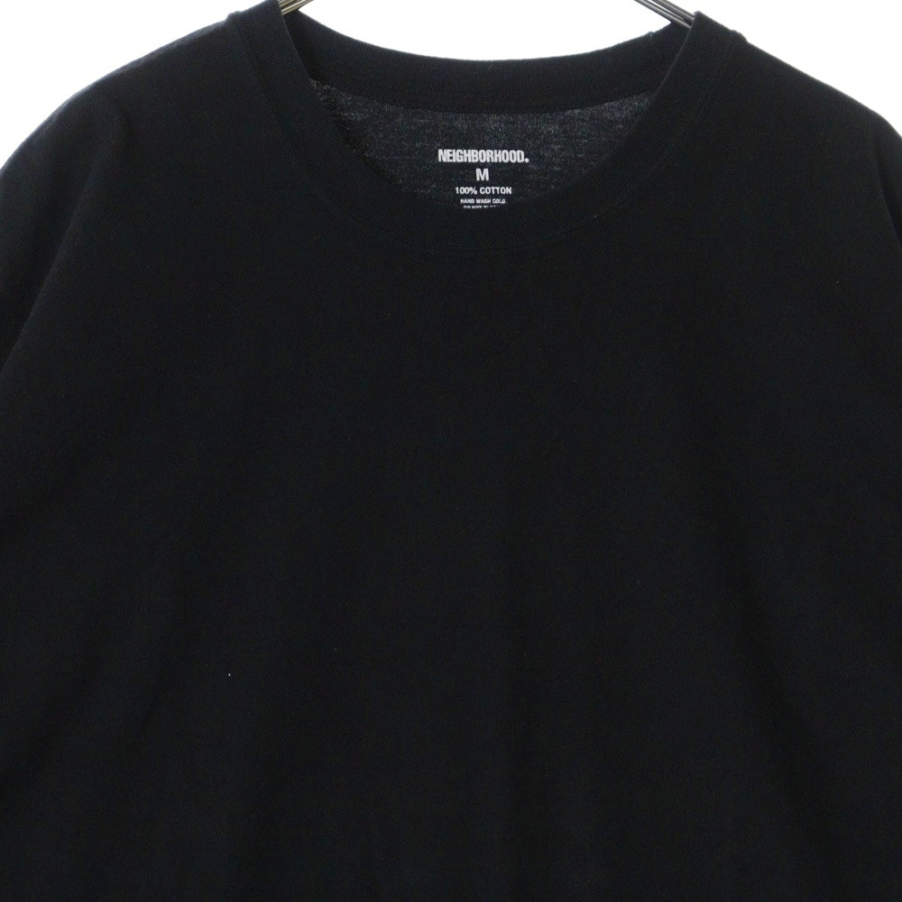 NEIGHBORHOOD(ネイバーフッド) バックロゴプリント 半袖Tシャツ カットソー ブラック