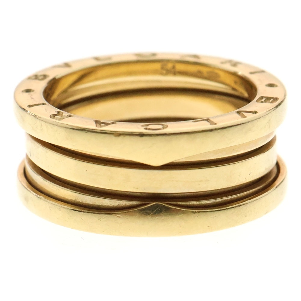 BVLGARI(ブルガリ) ビーゼロワン リング K18 YG イエローゴールド 3バンド 指輪 ジュエリー
