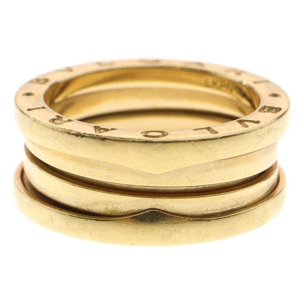 BVLGARI(ブルガリ) ビーゼロワン リング K18 YG イエローゴールド 3バンド 指輪 ジュエリー