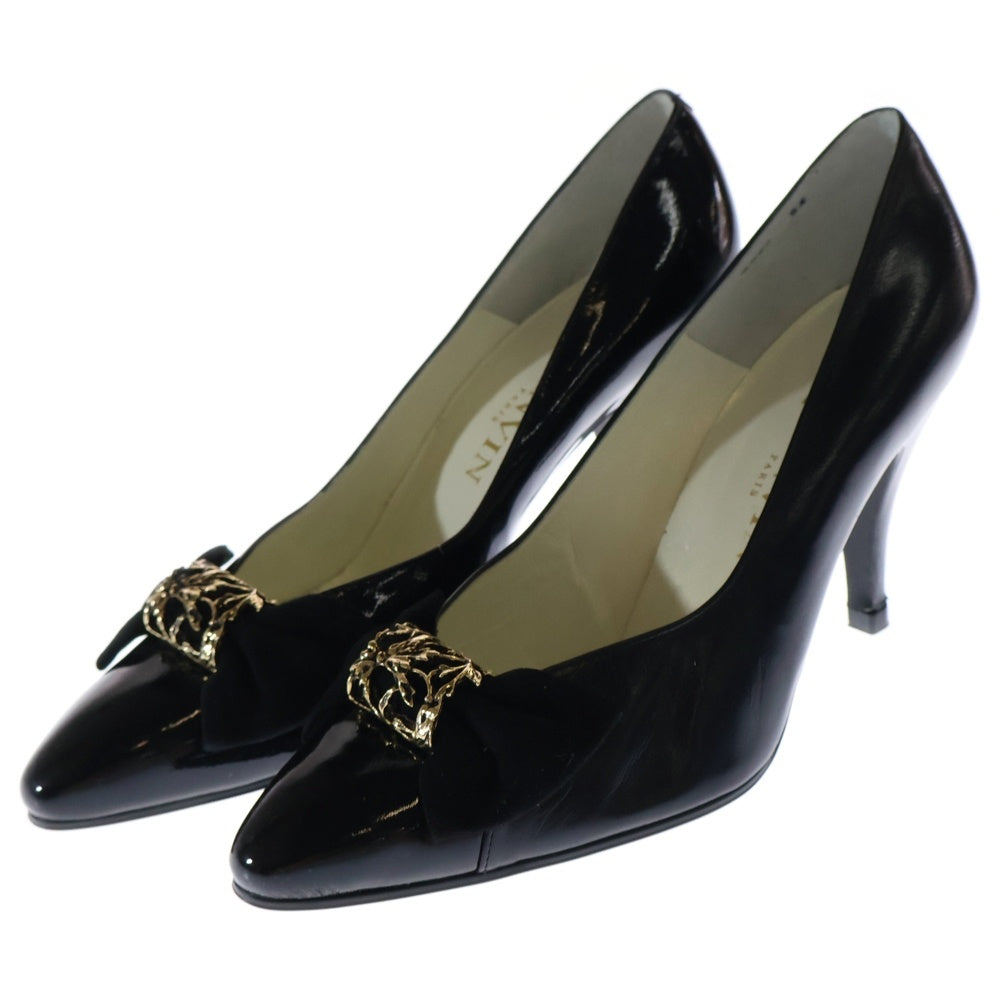 LANVIN(ランバン) エナメル パンプス ブラック レディース