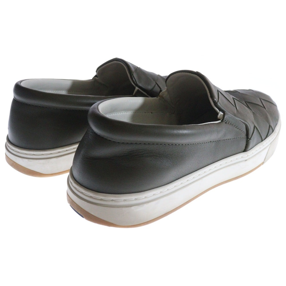 BOTTEGA VENETA(ボッテガヴェネタ) Speedster Calf Slip-on Shoes 608751 スピードスター カーフ スリッポンシューズ カーキ ローカットシューズ #42