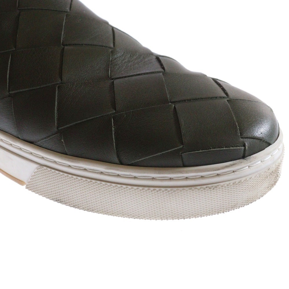 BOTTEGA VENETA(ボッテガヴェネタ) Speedster Calf Slip-on Shoes 608751 スピードスター カーフ スリッポンシューズ カーキ ローカットシューズ #42