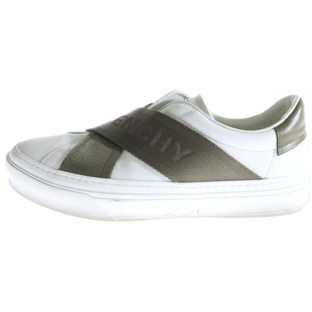 GIVENCHY(ジバンシィ) シティスポーツ ローカットスニーカー シューズ ホワイト×カーキ #42 メンズ