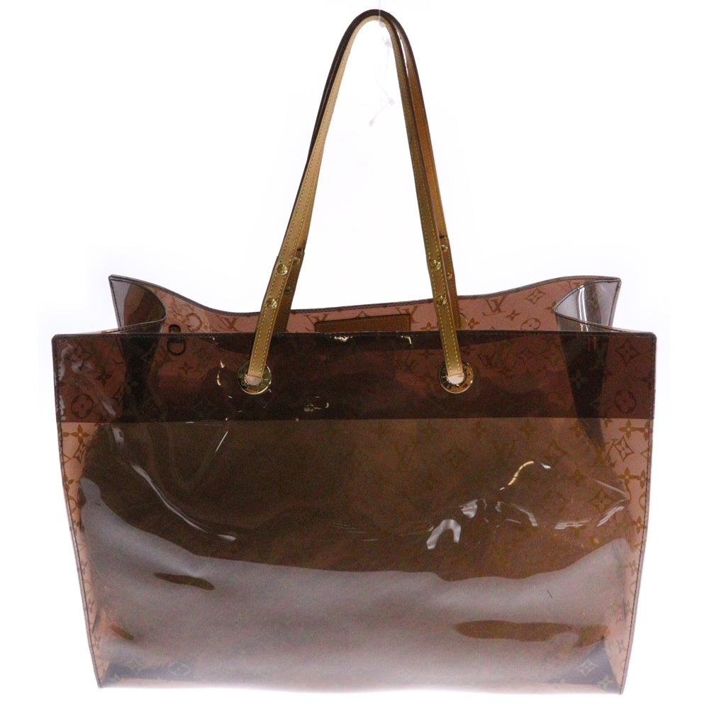 LOUIS VUITTON(ルイヴィトン) モノグラム カバ クルーズ トートバッグ ハンドバッグ ブラウン レザー ゴールド金具 M50500