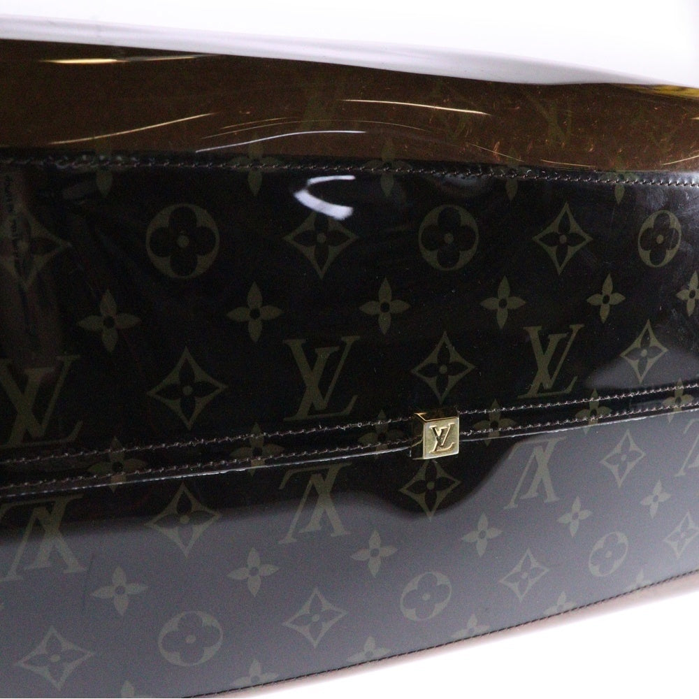 LOUIS VUITTON(ルイヴィトン) モノグラム カバ クルーズ トートバッグ ハンドバッグ ブラウン レザー ゴールド金具 M50500