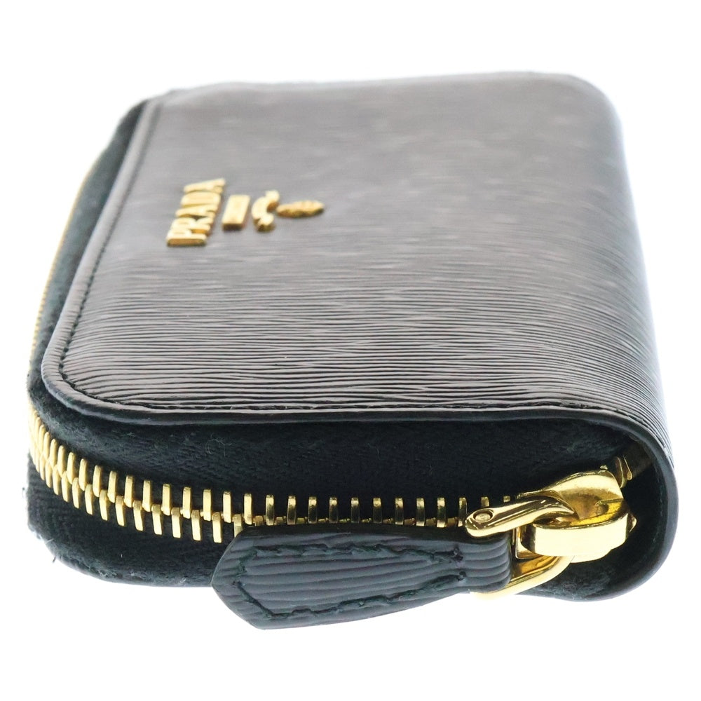 PRADA(プラダ) サフィアーノ 6連キーケース ブラック ゴールド金具 レザー 1PG604