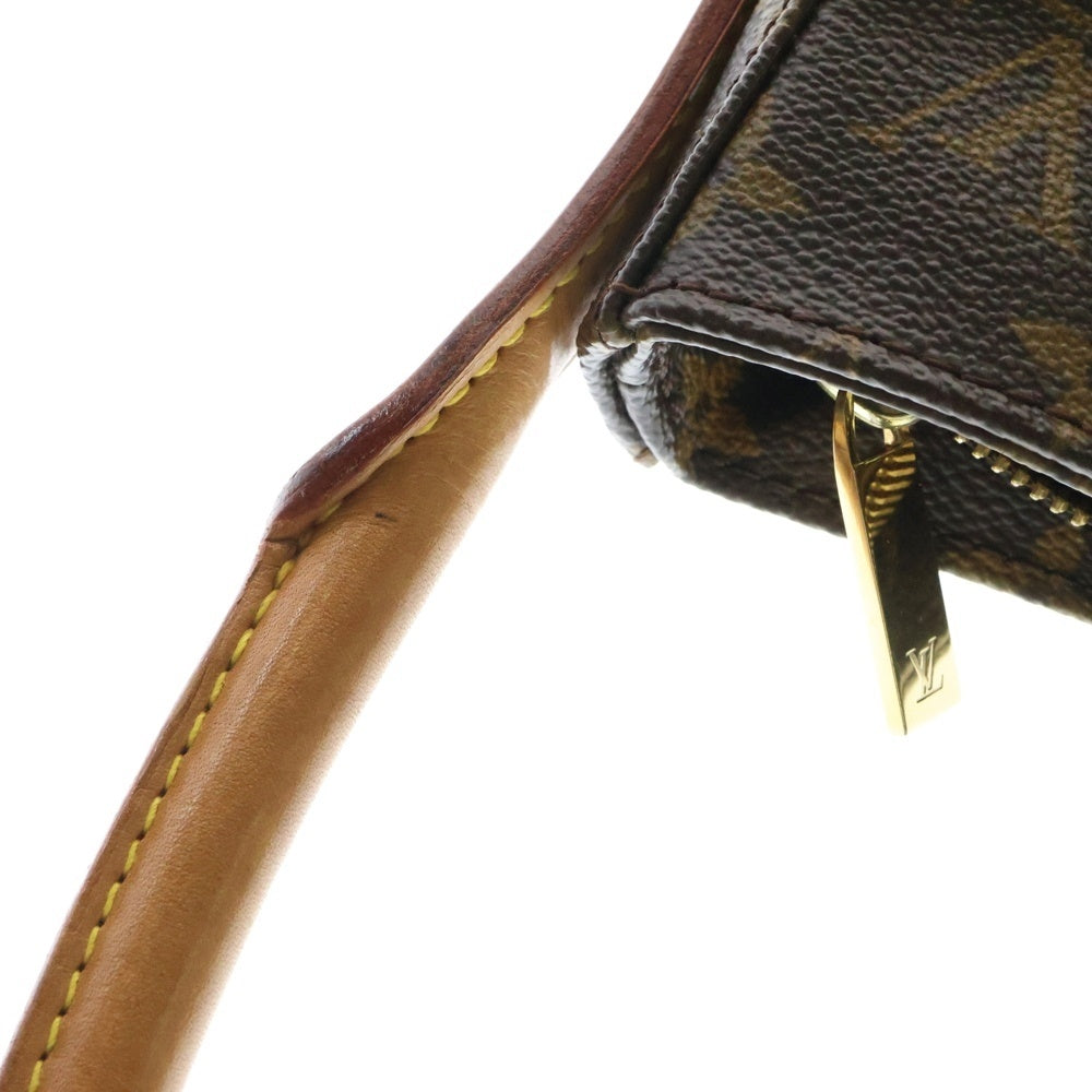 LOUIS VUITTON(ルイヴィトン) モノグラム ルーピングGM ハンドバッグ ワンショルダーバッグ ブラウン ゴールド金具 レザー×PVC M51145
