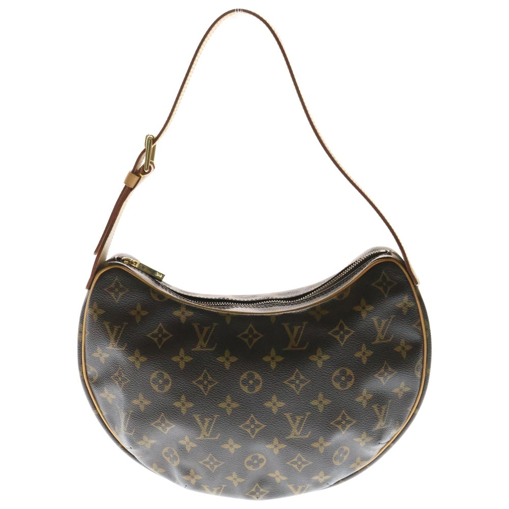 LOUIS VUITTON(ルイヴィトン) モノグラム クロワッサンMM ワンショルダーバッグ ハンドバッグ ブラウン PVCレザー M51512