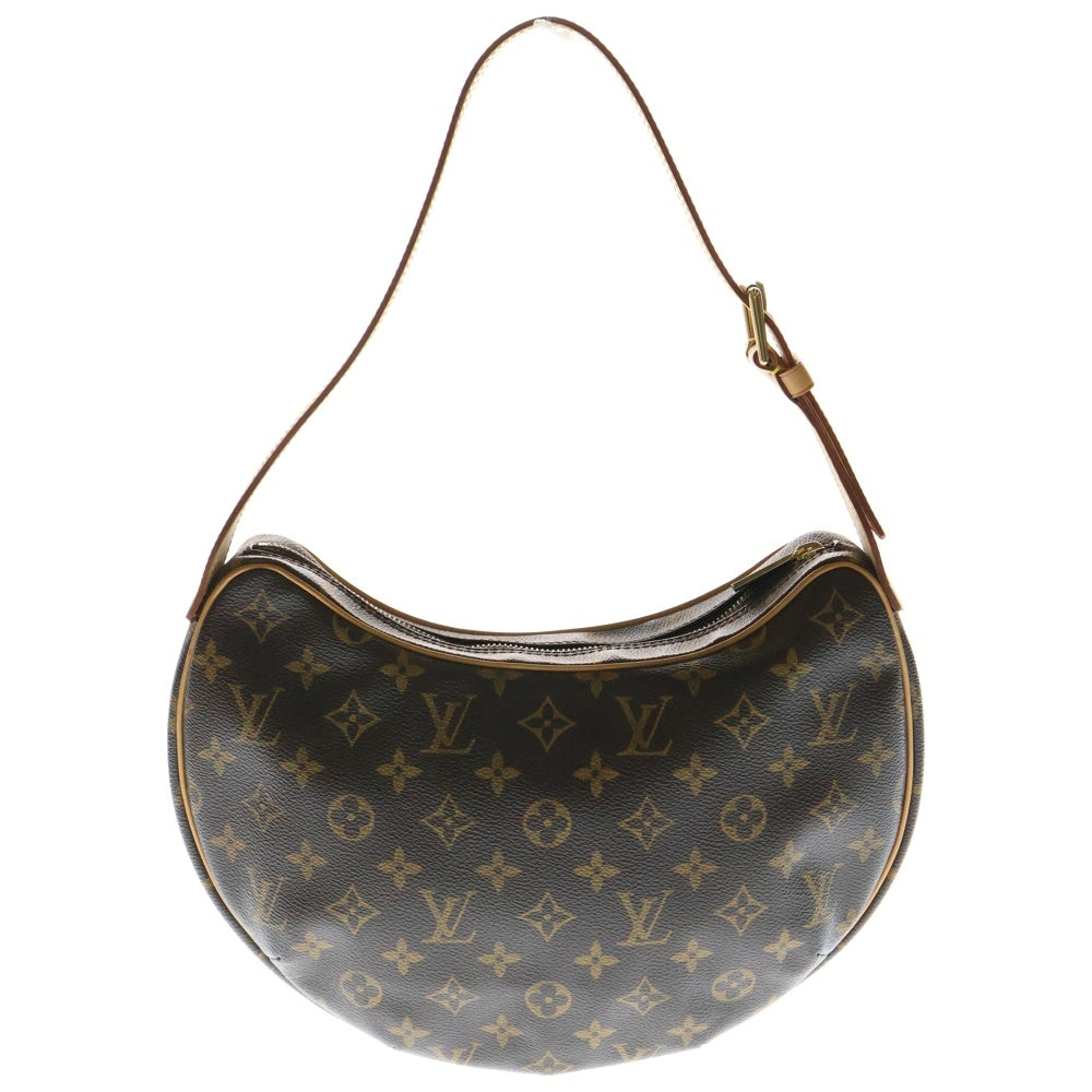 LOUIS VUITTON(ルイヴィトン) モノグラム クロワッサンMM ワンショルダーバッグ ハンドバッグ ブラウン PVCレザー M51512