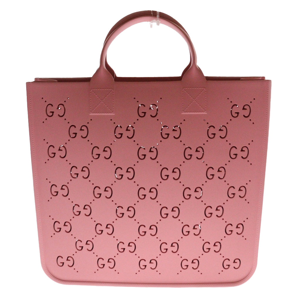 GUCCI(グッチ) チルドレンズ GGスプリーム ラバーハンドバッグ ピンク 679365
