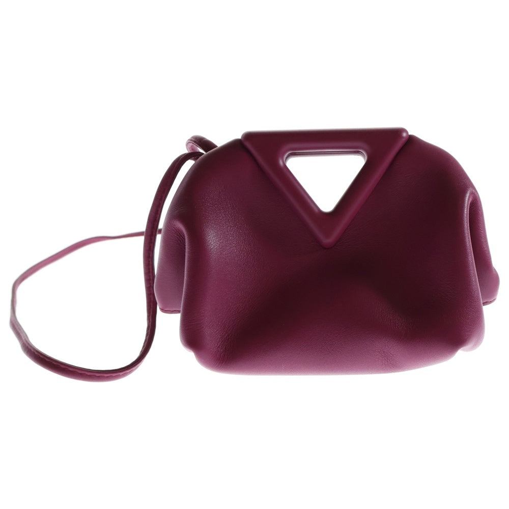 BOTTEGA VENETA(ボッテガヴェネタ) ザ ポイント ポーチ ケース 小物入れ 収納 パープル レザー