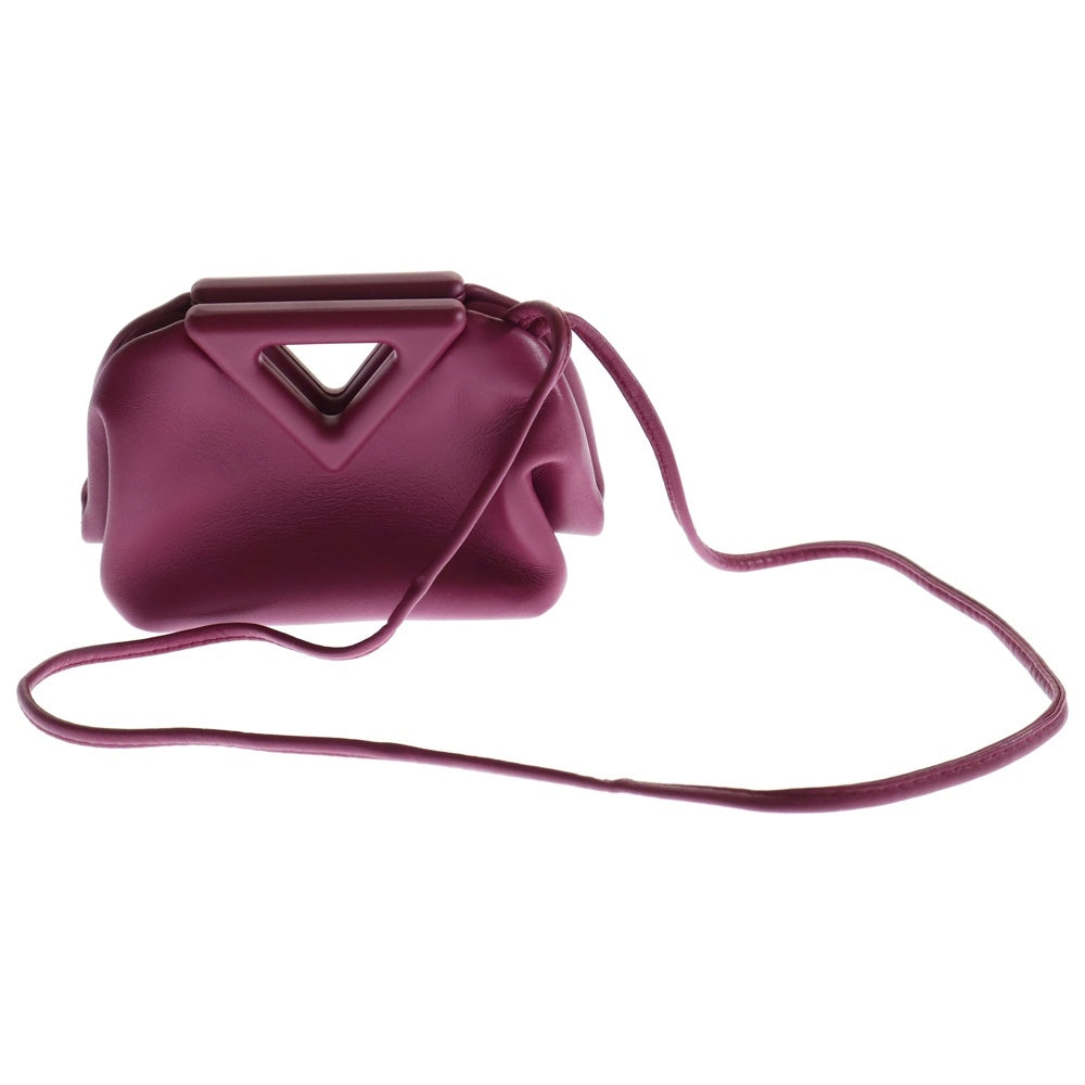 BOTTEGA VENETA(ボッテガヴェネタ) ザ ポイント ポーチ ケース 小物入れ 収納 パープル レザー