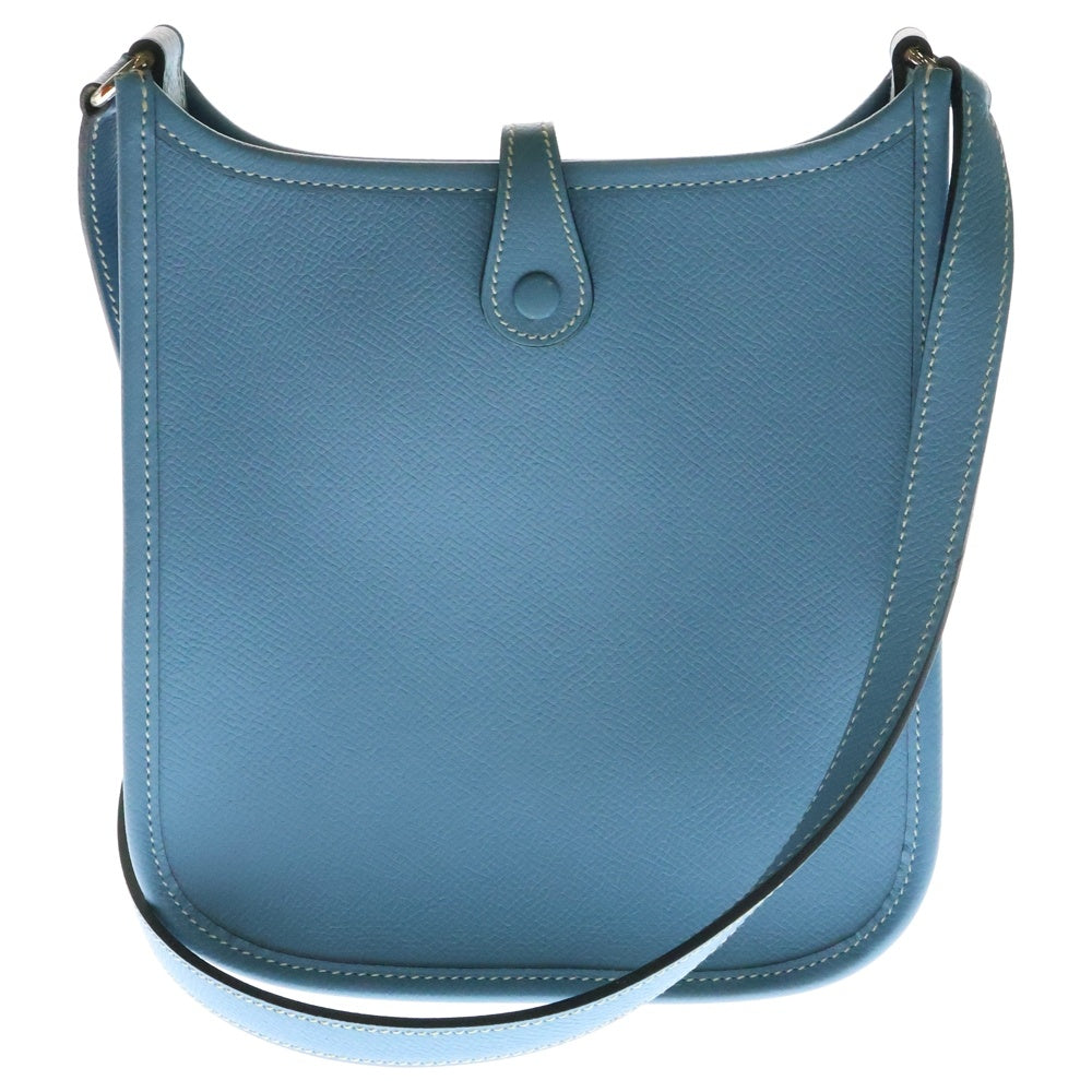 HERMES(エルメス) エブリンTPM ブルージーン エプソン シルバー金具 ショルダーバッグ □I刻印