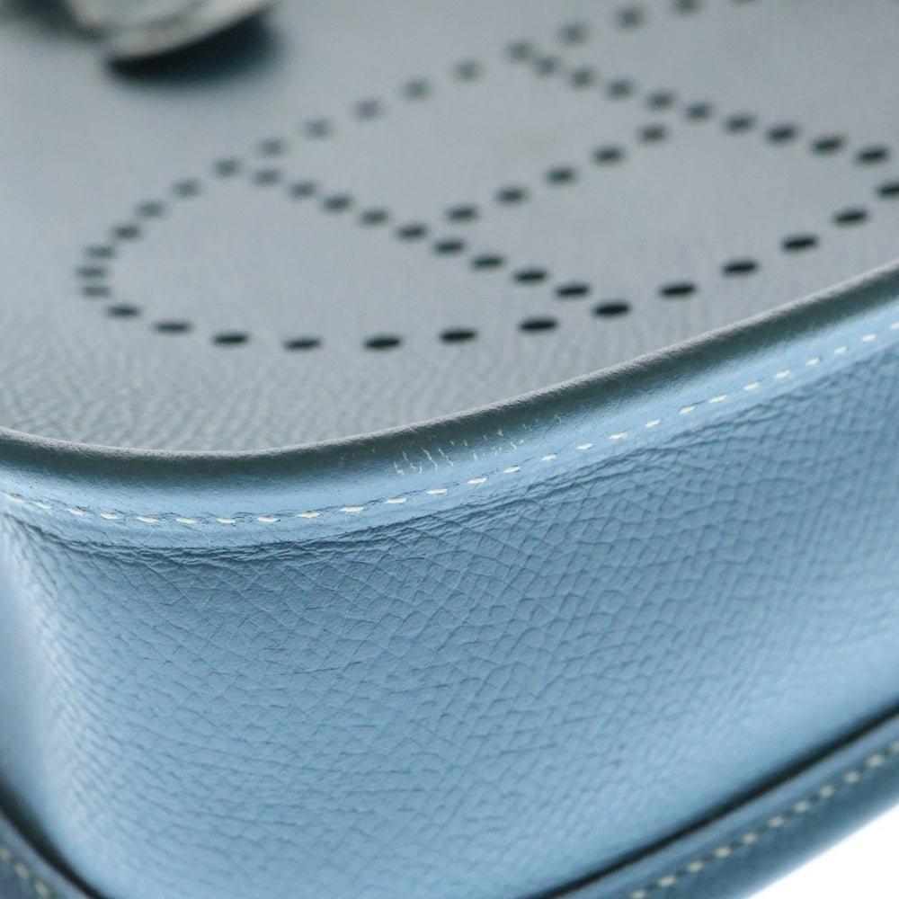 HERMES(エルメス) エブリンTPM ブルージーン エプソン シルバー金具 ショルダーバッグ □I刻印