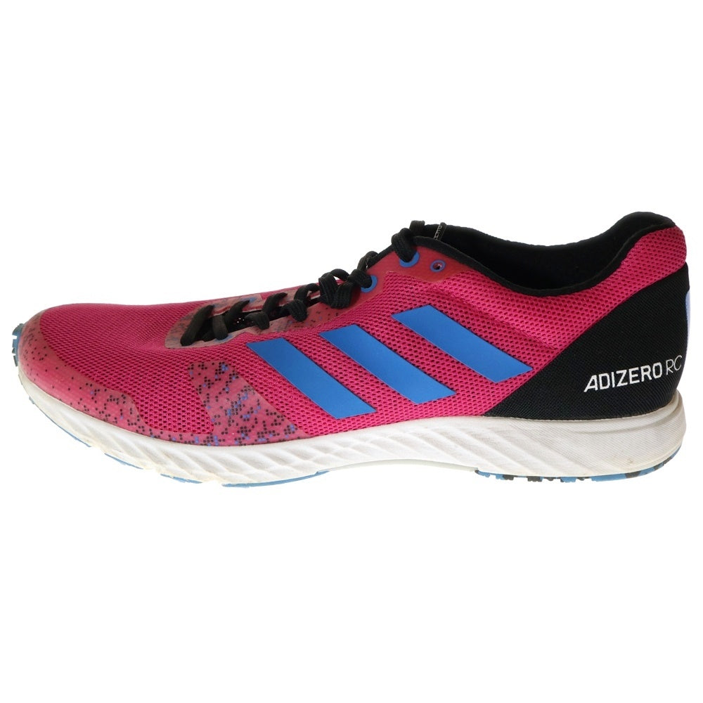 adidas(アディダス) adizero rc アディゼロ ランニングシューズ ローカットスニーカー ピンク/ブルー BB7340〇