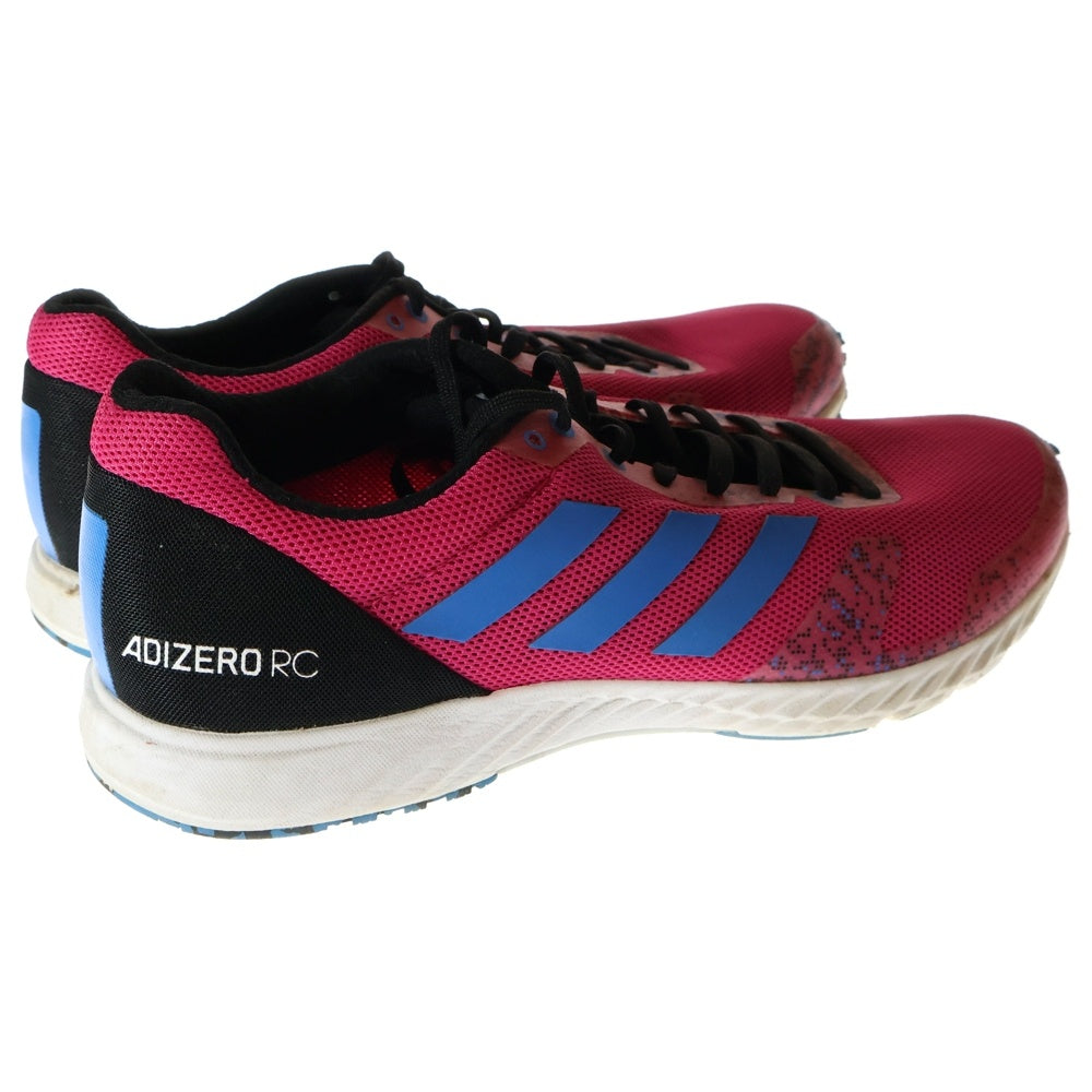 adidas(アディダス) adizero rc アディゼロ ランニングシューズ ローカットスニーカー ピンク/ブルー BB7340〇
