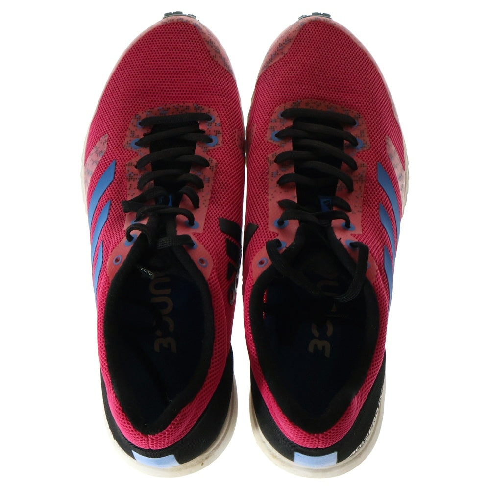 adidas(アディダス) adizero rc アディゼロ ランニングシューズ ローカットスニーカー ピンク/ブルー BB7340〇