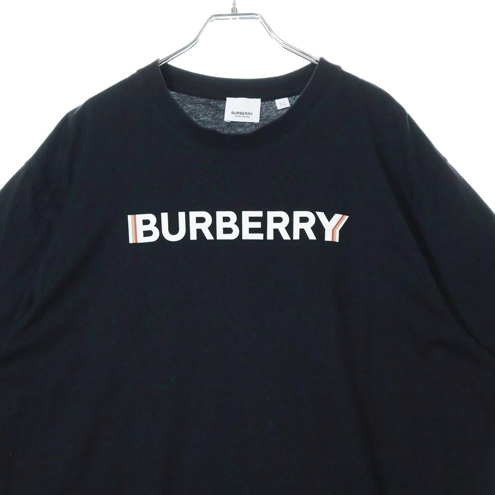 BURBERRY(バーバリー) ロゴ 半袖 Tシャツ ブラック コットン #XXL 8078118