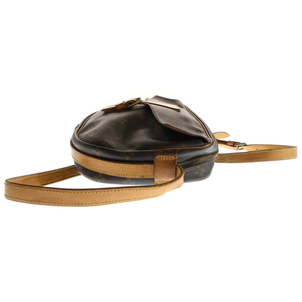 LOUIS VUITTON(ルイヴィトン) モノグラム ジュヌフィーユ25 ショルダーバッグ ブラウン ゴールド金具 レザー×PVC M51226