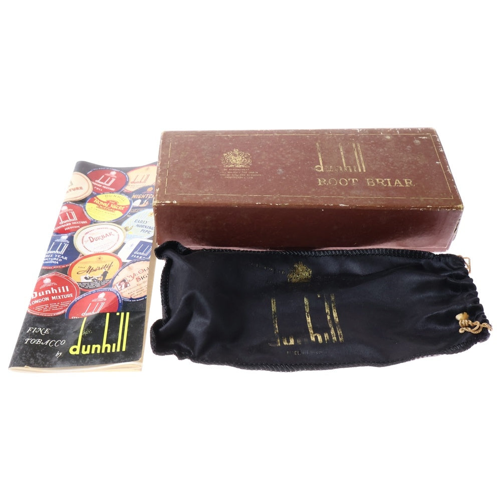 dunhill(ダンヒル) 木製キセル ルートブライヤー パイプ 喫煙具 ブラウン×ブラック