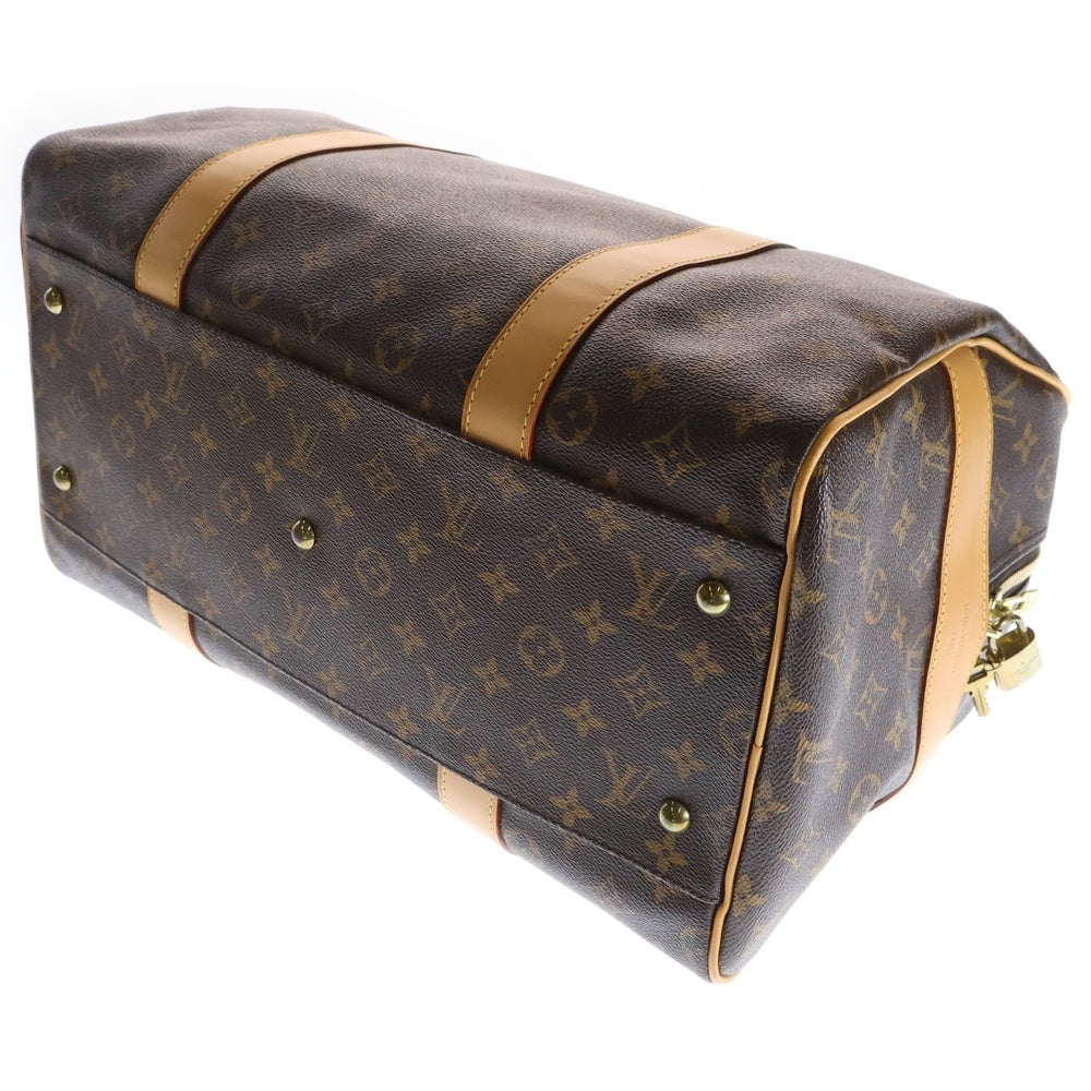 LOUIS VUITTON(ルイヴィトン) モノグラム キャリーオール ブラウン PVCレザー ハンドバッグ ボストンバッグ M40074