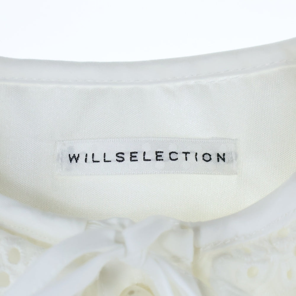 WILLSELECTION(ウィルセレクション) フリルワンピース ホワイト レディース 〇