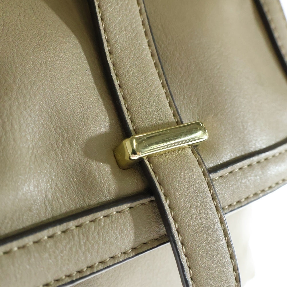 BEAUTY&YOUTH UNITED ARROWS(ビューティーアンドユースユナイテッドアローズ) レザーバックパック リュックサック ベージュ