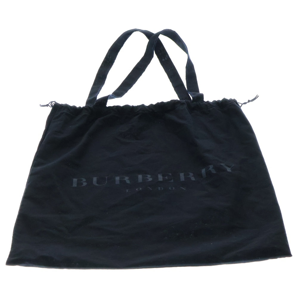 BURBERRY(バーバリー) ノバチェック ハンドバッグ ミニバッグ シルバー金具 ベージュ系 PVC