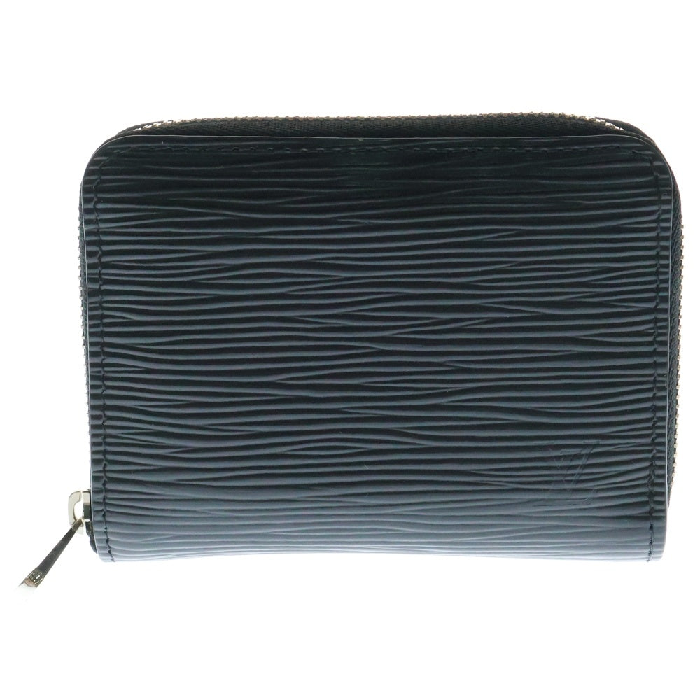 LOUIS VUITTON(ルイヴィトン) エピ ジッピーコインパース 財布 レザーコインケース ブラック ノワール シルバー金具 M60152