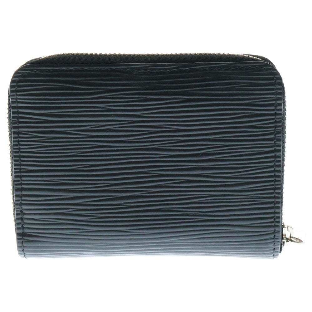 LOUIS VUITTON(ルイヴィトン) エピ ジッピーコインパース 財布 レザーコインケース ブラック ノワール シルバー金具 M60152