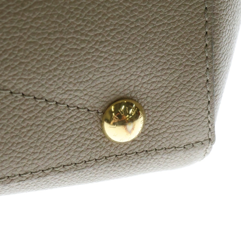 LOUIS VUITTON(ルイヴィトン) モンテーニュBB モノグラム アンプラント トゥルトレール クレーム レザー 2WAY ハンド ショルダーバッグ ゴールド金具 ベージュ M45489